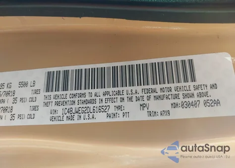 2013 Jeep Wrangler Unlimited Sahara из США, поврежденный, VIN 1C4BJWEG2DL616527